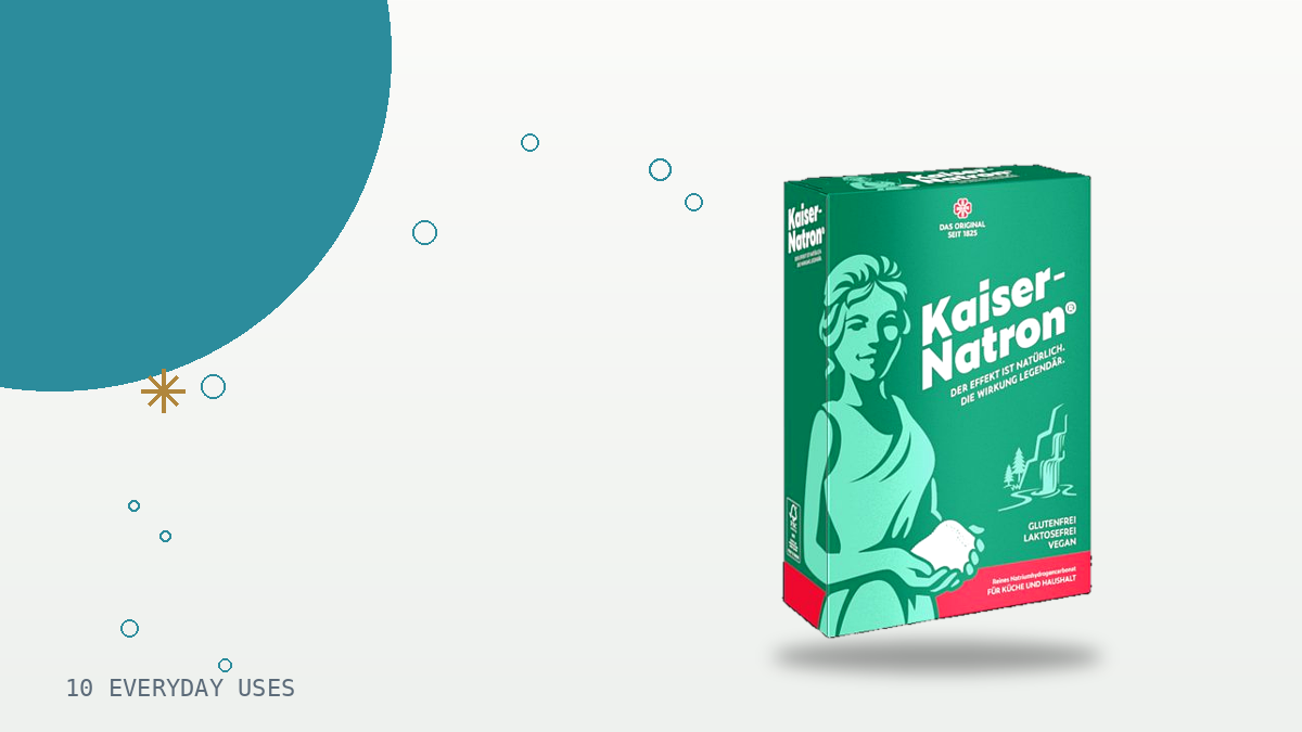 Kaiser-Natron® pure sodium bicarbonate for everyday household uses