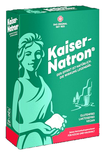 Kaiser-Natron® pure sodium bicarbonate powder carton
